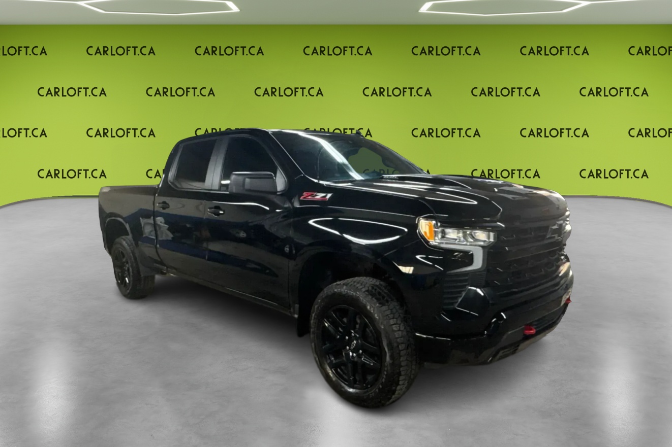 Black 2024 Chevrolet Silverado 1500 Pickup Truck Four-Wheel Drive Automatic