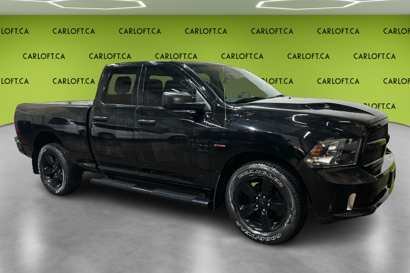 Black 2021 RAM 1500 Pickup Truck Four-Wheel Drive Automatic