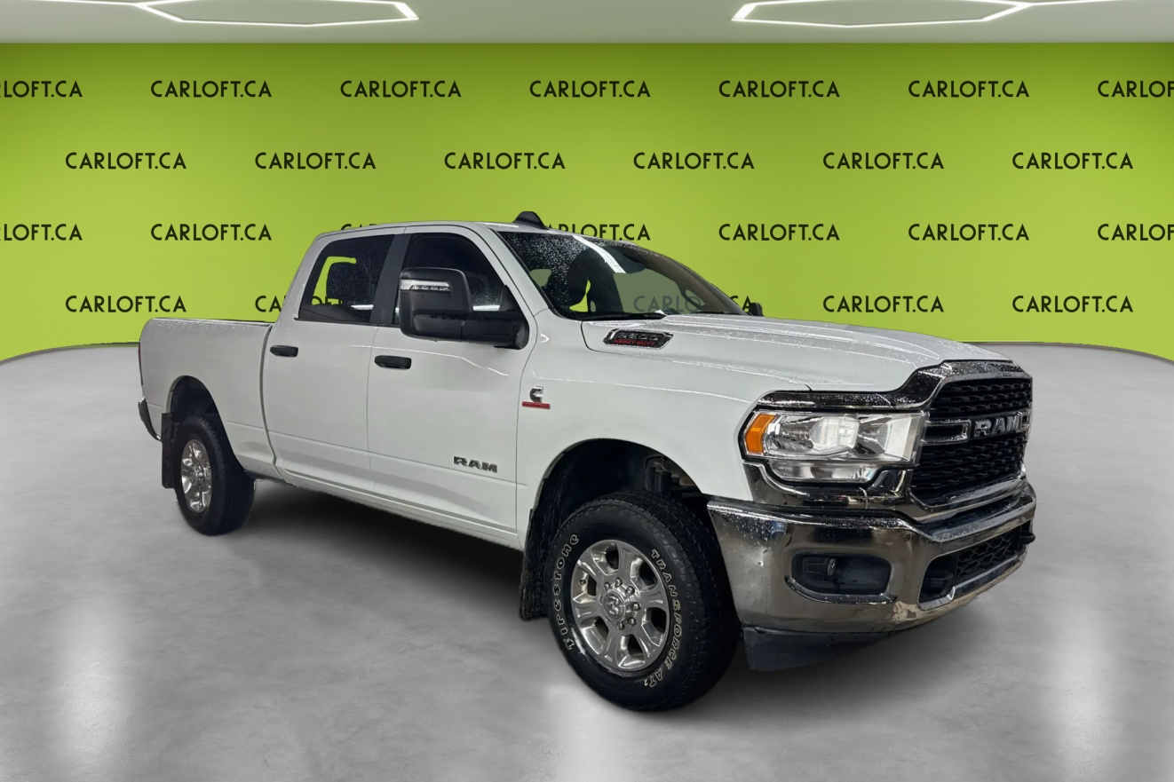 White 2024 RAM 3500 Pickup Truck Four-Wheel Drive Automatic