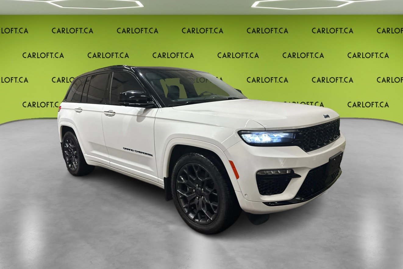Bright White 2023 Jeep Grand Cherokee 4xe SUV / Crossover Four-Wheel Drive Automatic