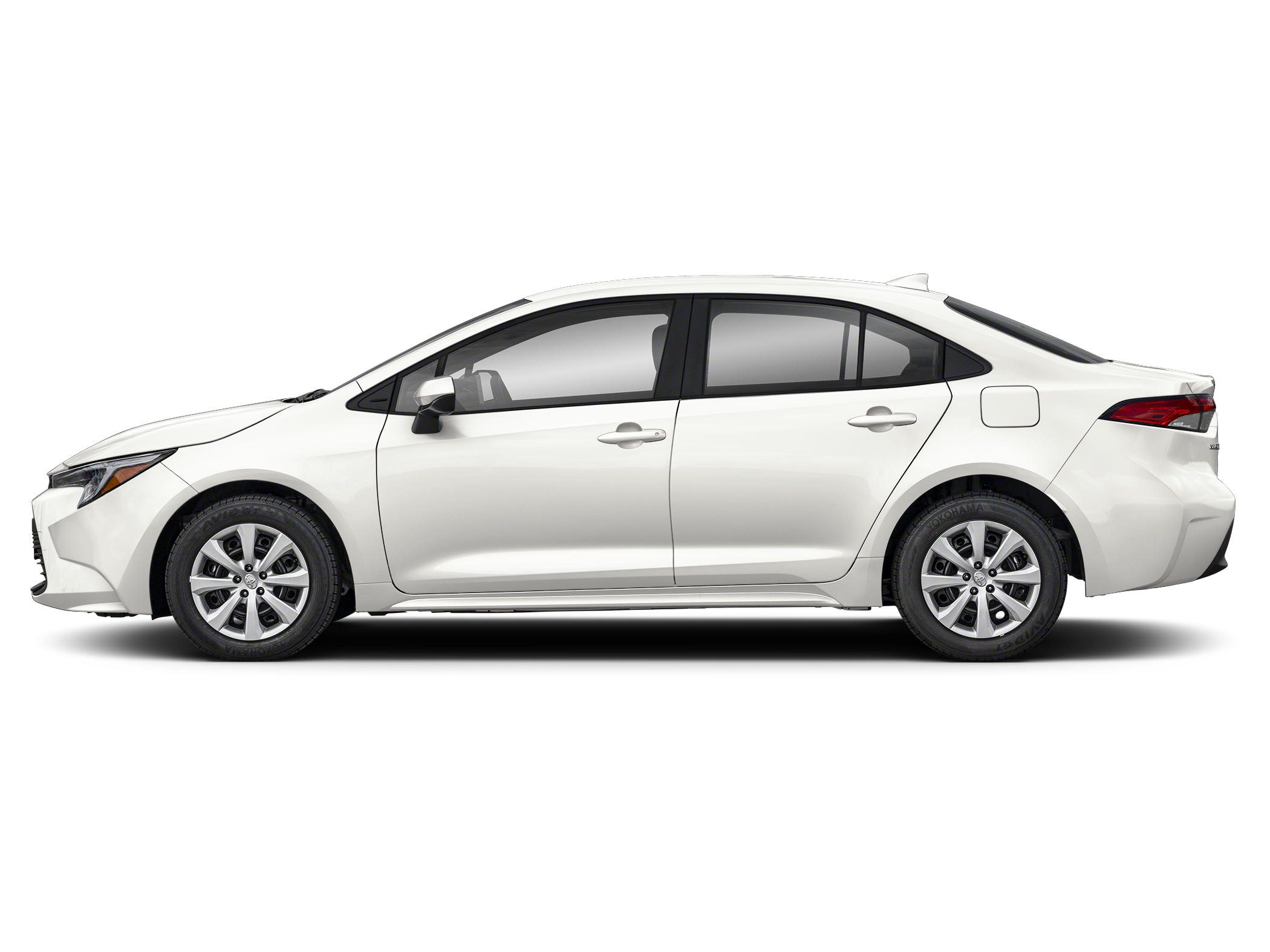 White 2025 Toyota Corolla Hybrid Sedan Front-Wheel Drive Automatic