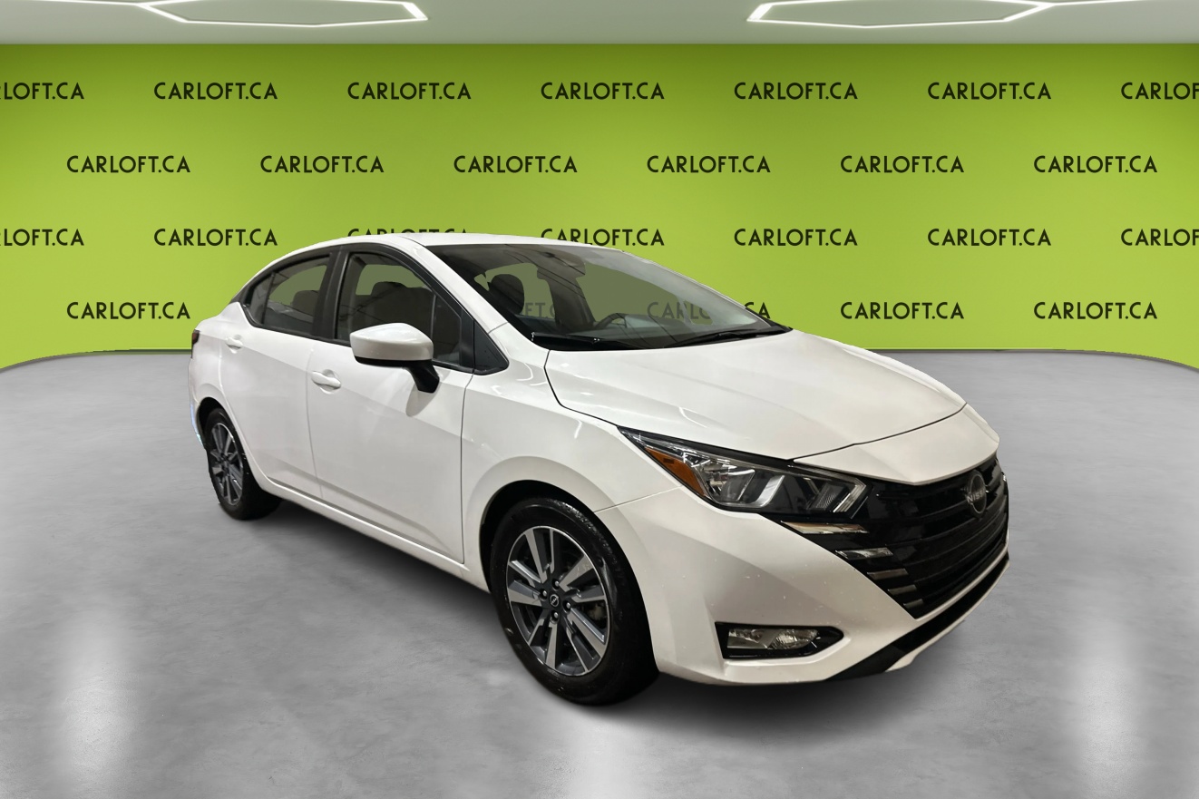 White 2025 Nissan Versa Sedan Front-Wheel Drive Automatic