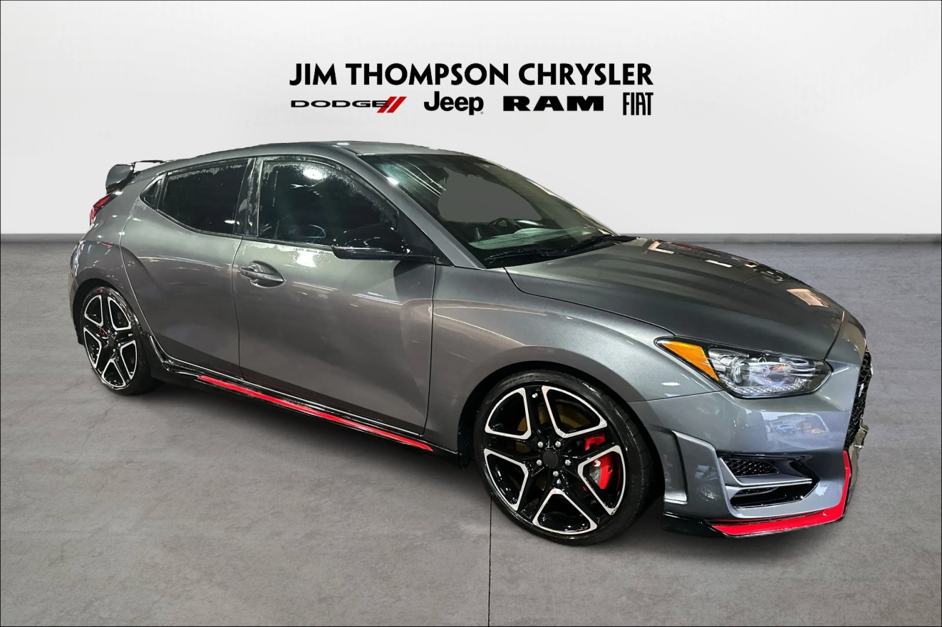 Gray 2022 Hyundai Veloster N Coupe Front-Wheel Drive Automatic