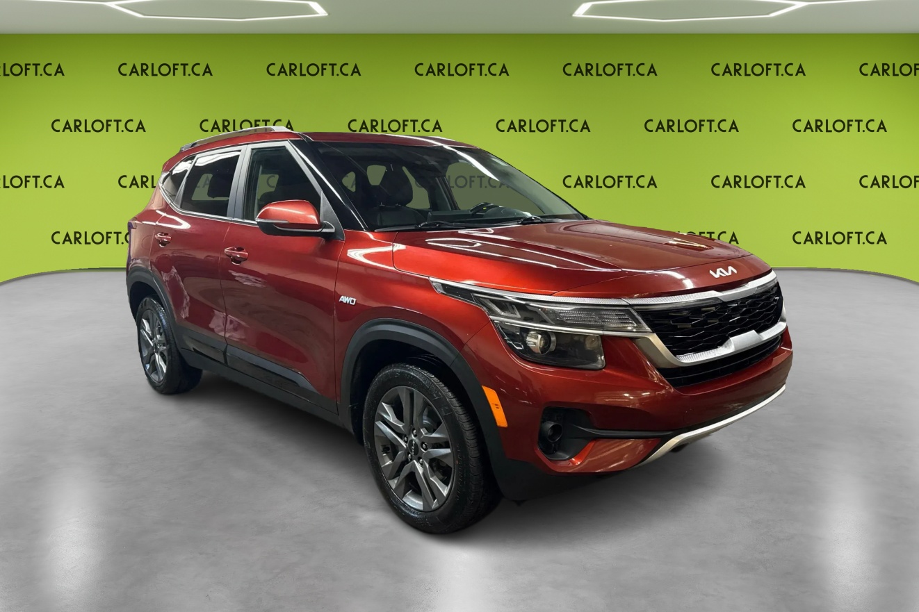 Red 2022 Kia Seltos SUV / Crossover All-Wheel Drive Automatic