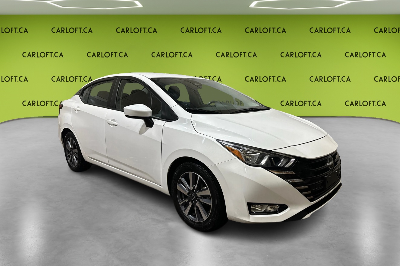 White 2025 Nissan Versa Sedan Front-Wheel Drive Automatic