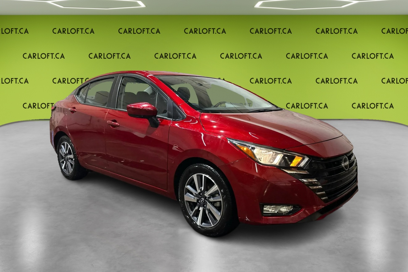 Red 2025 Nissan Versa Sedan Front-Wheel Drive Automatic