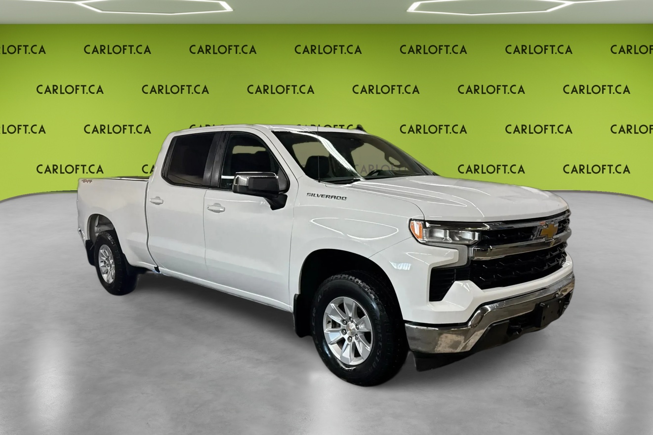 White 2024 Chevrolet Silverado 1500 Pickup Truck Four-Wheel Drive Automatic