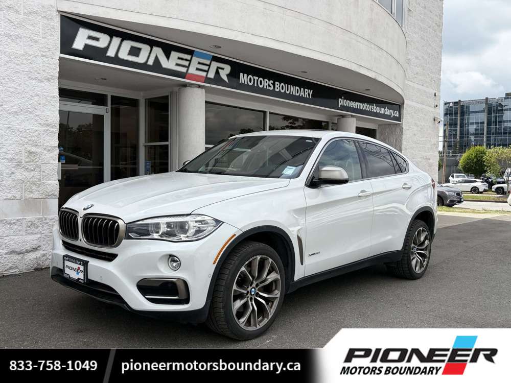 White Metallic 2018 BMW X6 SUV / Crossover All-Wheel Drive Automatic