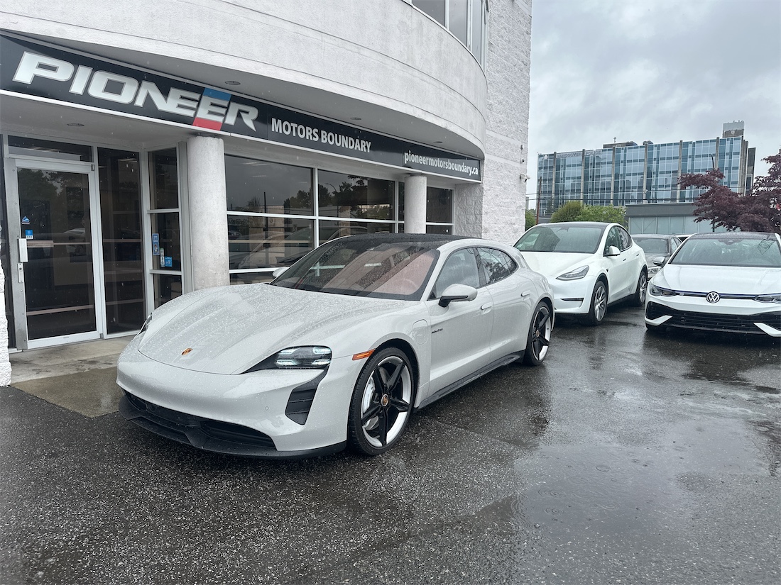 Gray (Ice Grey Metallic) 2023 Porsche Taycan Wagon All-Wheel Drive Automatic