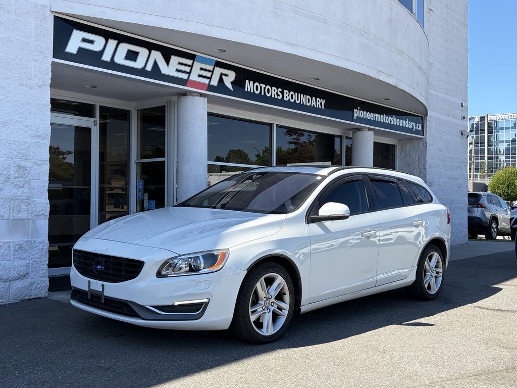White 2015 Volvo V60 2015.5 T5 Premier Wagon Front-Wheel Drive Automatic