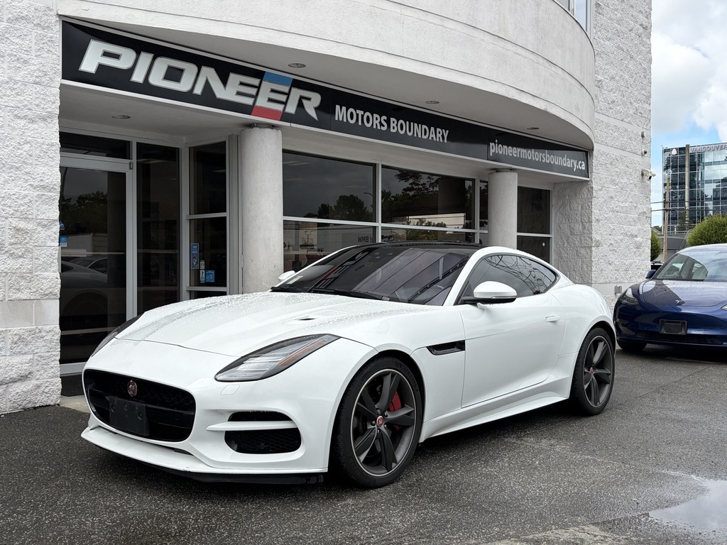 White 2019 Jaguar F-TYPE R Coupe AWD Coupe All-Wheel Drive Automatic