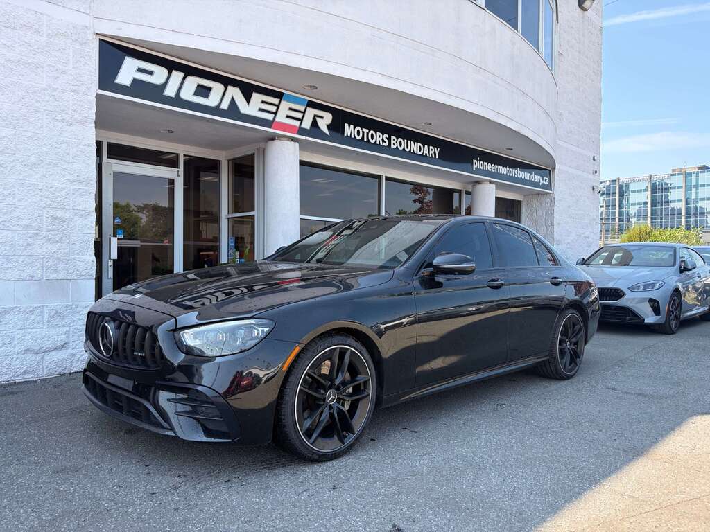 Black Crystal 2022 Mercedes-Benz E-Class Sedan All-Wheel Drive Automatic