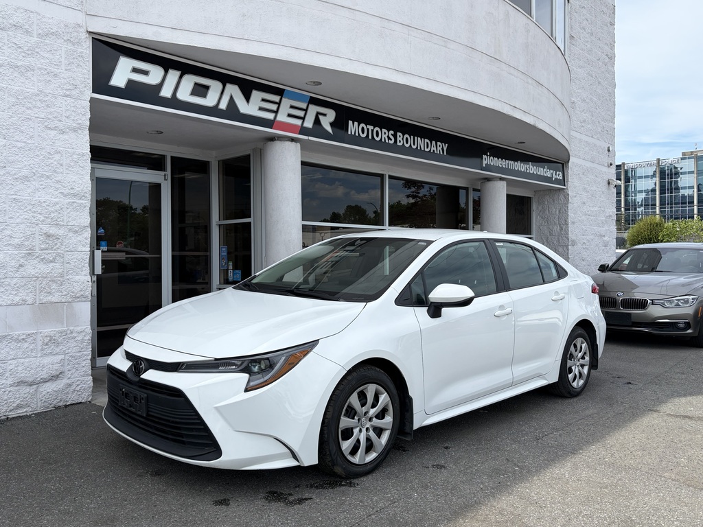 White 2023 Toyota Corolla Sedan Front-Wheel Drive Automatic