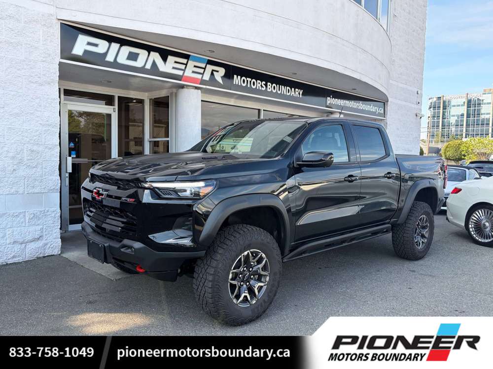 Black 2026 Chevrolet Colorado Pickup Truck Four-Wheel Drive Automatic