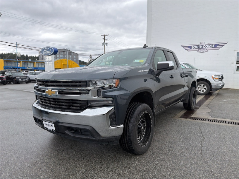 Gray 2019 Chevrolet Silverado 1500 LT Double Cab 4WD Pickup Truck Four-Wheel Drive Automatic