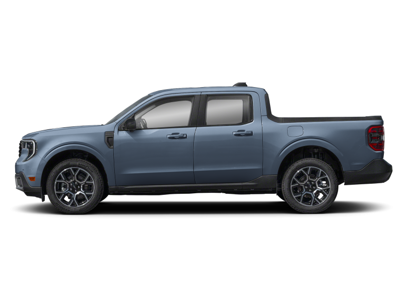 Blue (Azure Grey Metallic Tri-coat) 2026 Ford Maverick Lariat SuperCrew AWD Pickup Truck All-Wheel Drive Automatic