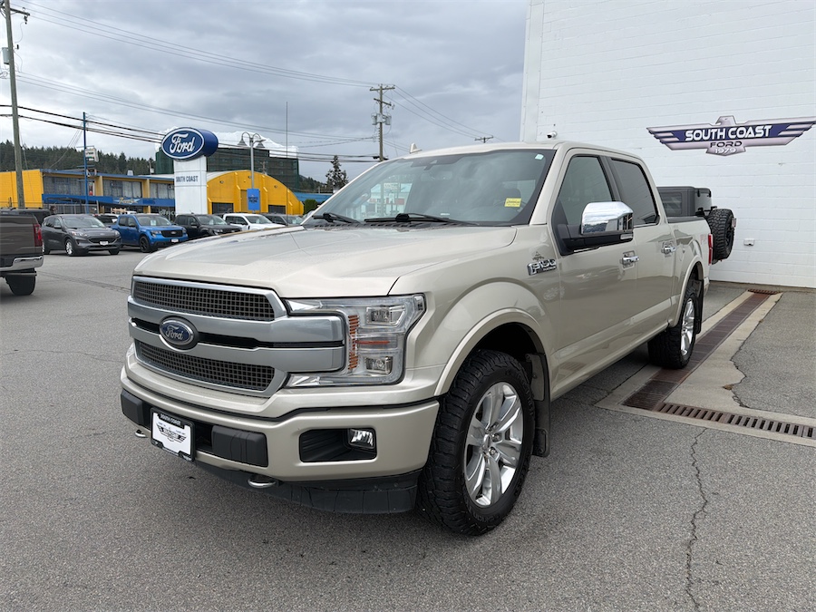 White 2018 Ford F-150 Pickup Truck Four-Wheel Drive Automatic