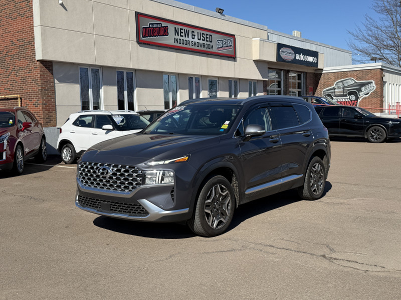 Lagoon Blue 2021 Hyundai Santa Fe Hybrid Luxury AWD SUV / Crossover Automatic