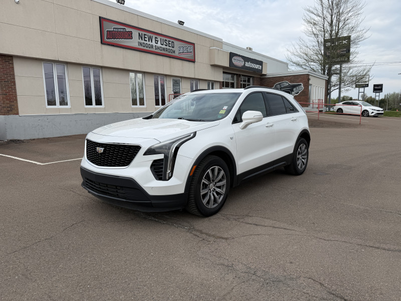 Crystal White Tricoat 2020 Cadillac XT4 Sport AWD SUV / Crossover Four-Wheel Drive Automatic