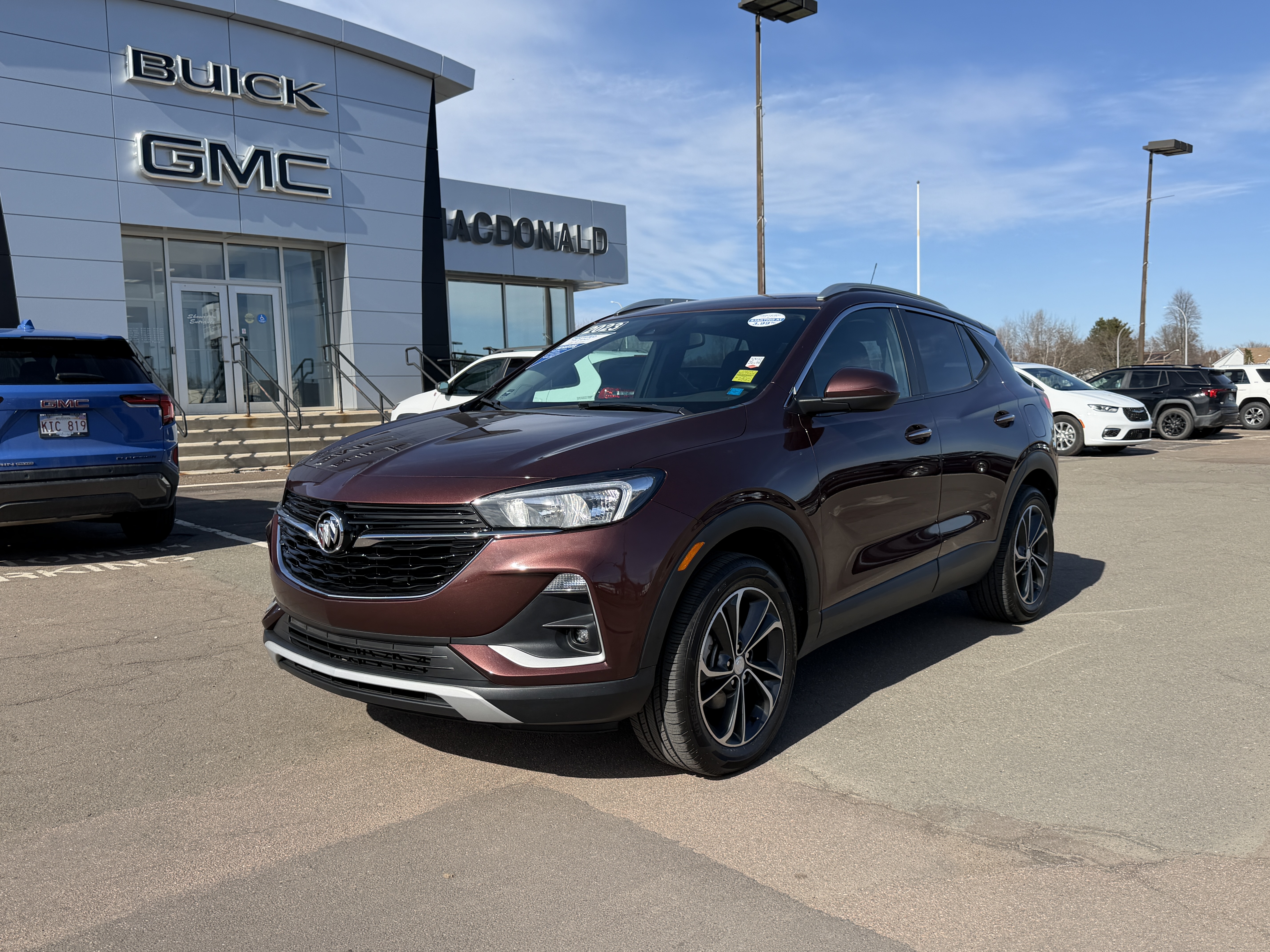 Rosewood Metallic 2023 Buick Encore GX Select AWD SUV / Crossover All-Wheel Drive Automatic