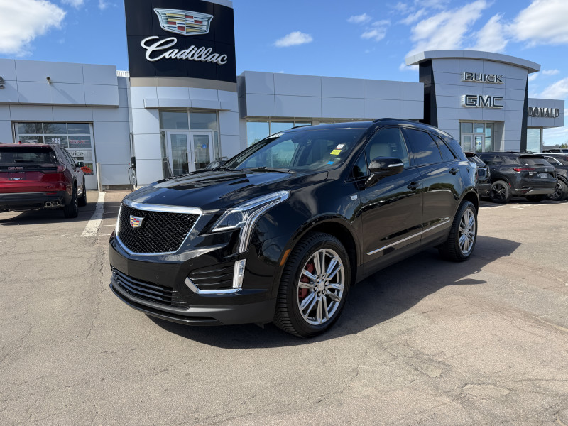 Stellar Black Metallic 2023 Cadillac XT5 Sport AWD SUV / Crossover Four-Wheel Drive Automatic