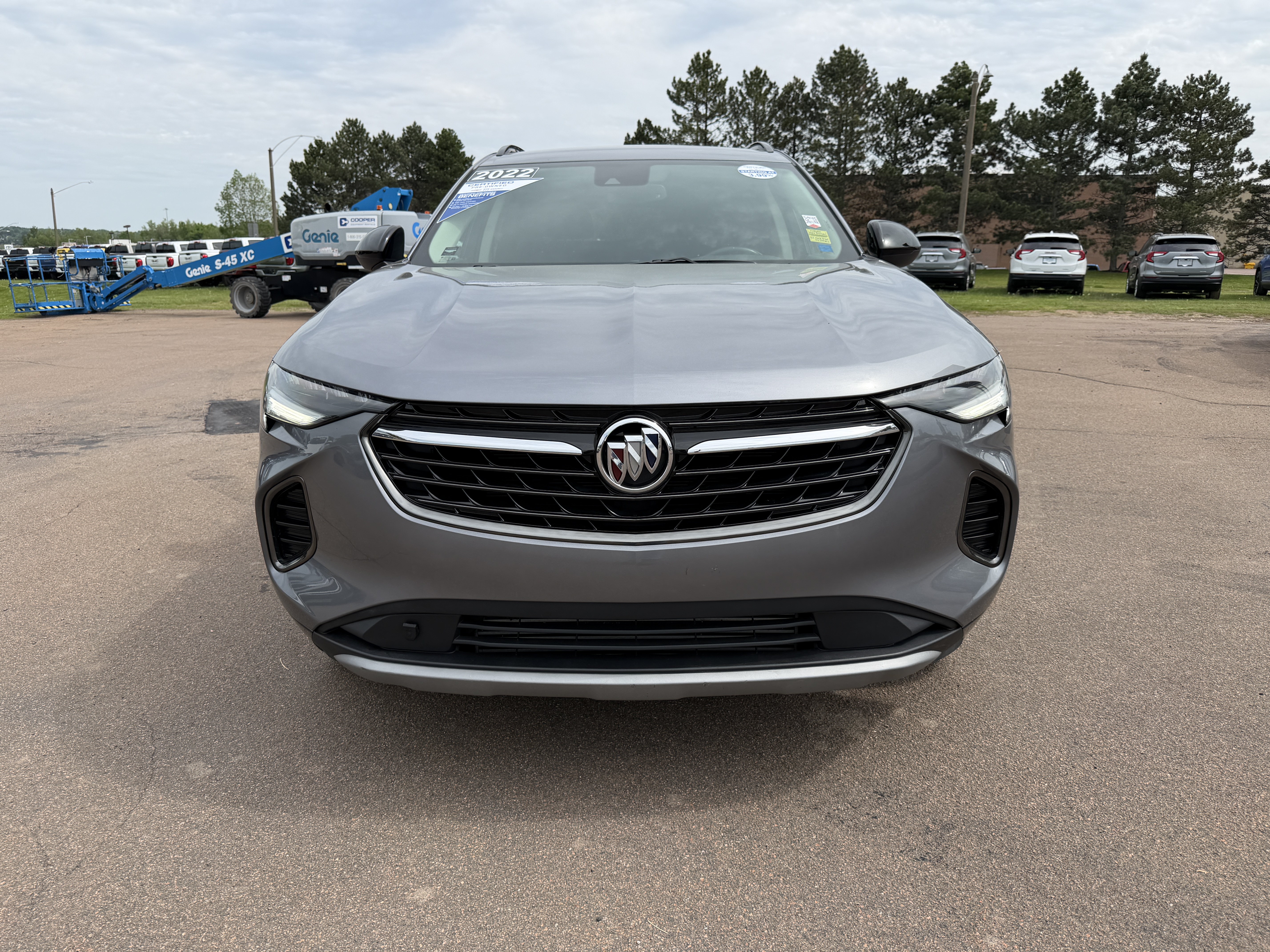Gray (Satin Steel Metallic) 2022 Buick Envision Preferred AWD SUV / Crossover All-Wheel Drive Automatic