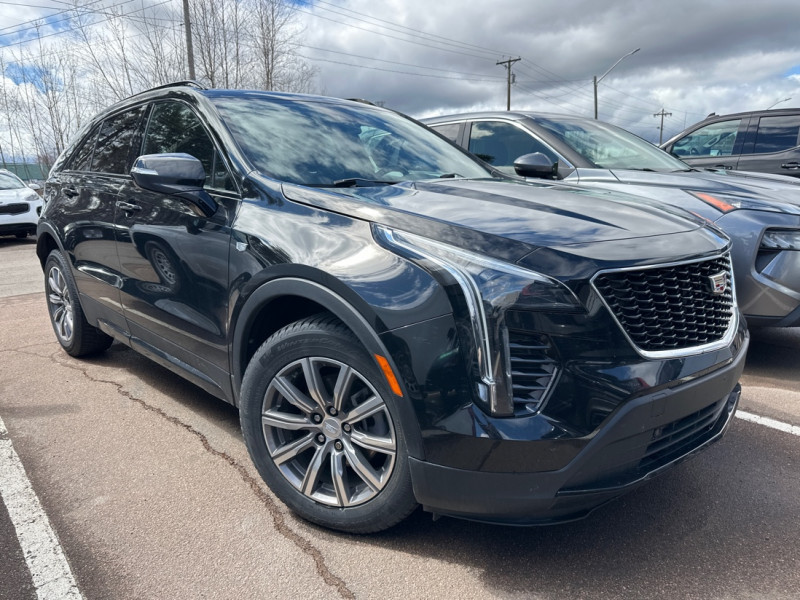 Stellar Black Metallic 2023 Cadillac XT4 Sport AWD SUV / Crossover Four-Wheel Drive Automatic