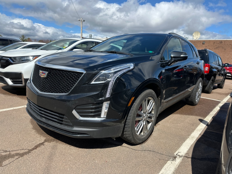 Stellar Black Metallic 2022 Cadillac XT5 Sport AWD SUV / Crossover Four-Wheel Drive Automatic