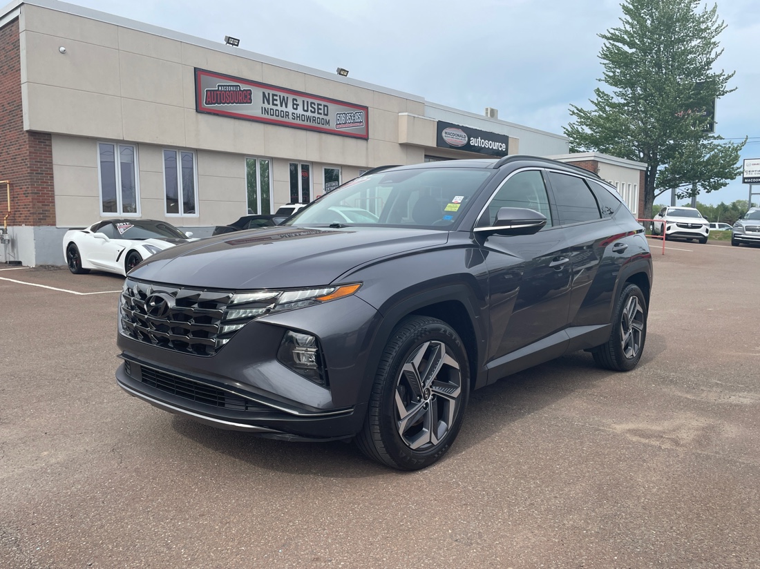 Gray (Titan Grey) 2022 Hyundai Tucson Hybrid SUV / Crossover Automatic