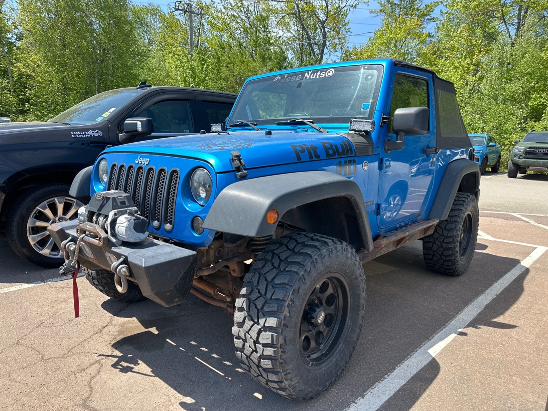 Hydro Blue Pearl 2016 Jeep Wrangler Sport 4WD SUV / Crossover Four-Wheel Drive Manual