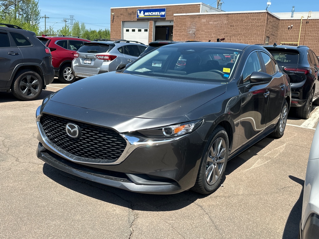 Gray (Machine Grey Metallic) 2025 Mazda MAZDA3 GS Sedan FWD Sedan Automatic