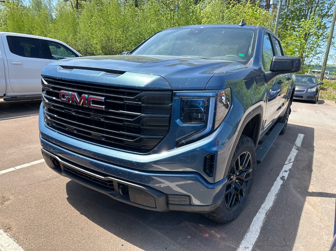 Downpour Metallic 2024 GMC Sierra 1500 Pro Crew Cab 4WD Pickup Truck Four-Wheel Drive Automatic