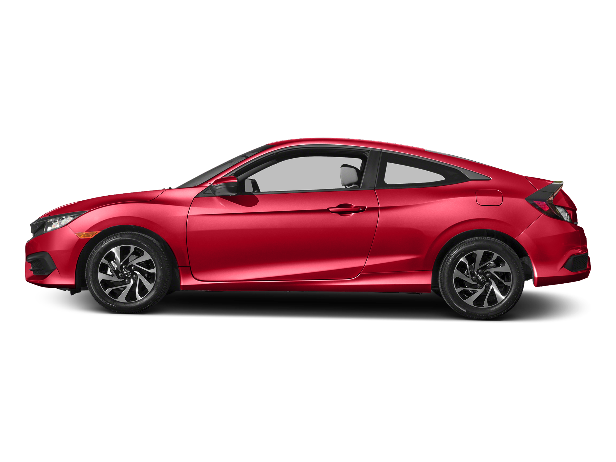 Rallye Red 2017 Honda Civic Coupe LX Coupe Front-Wheel Drive Manual