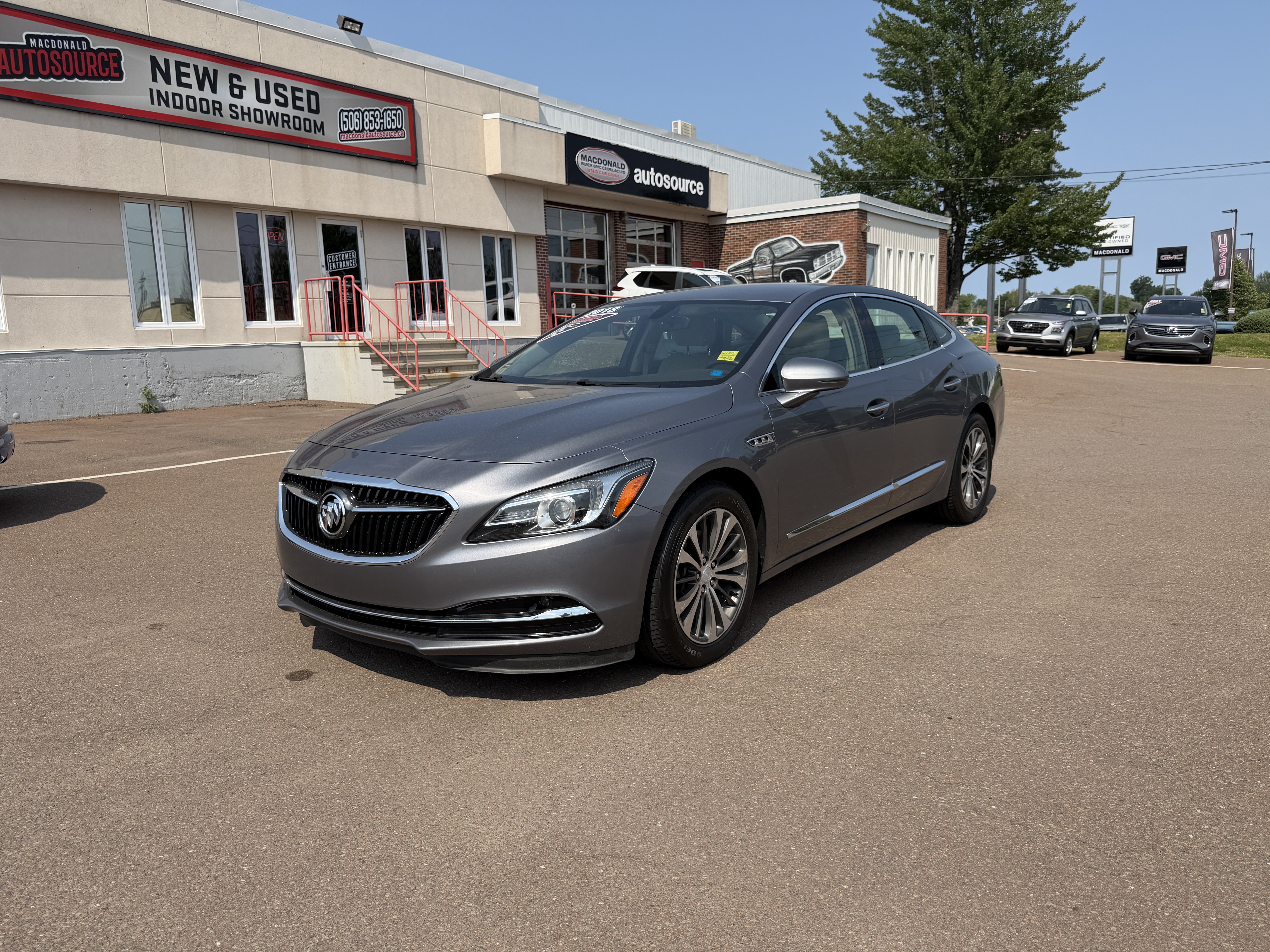 Gray (Satin Steel Metallic) 2018 Buick LaCrosse Sedan Front-Wheel Drive Automatic