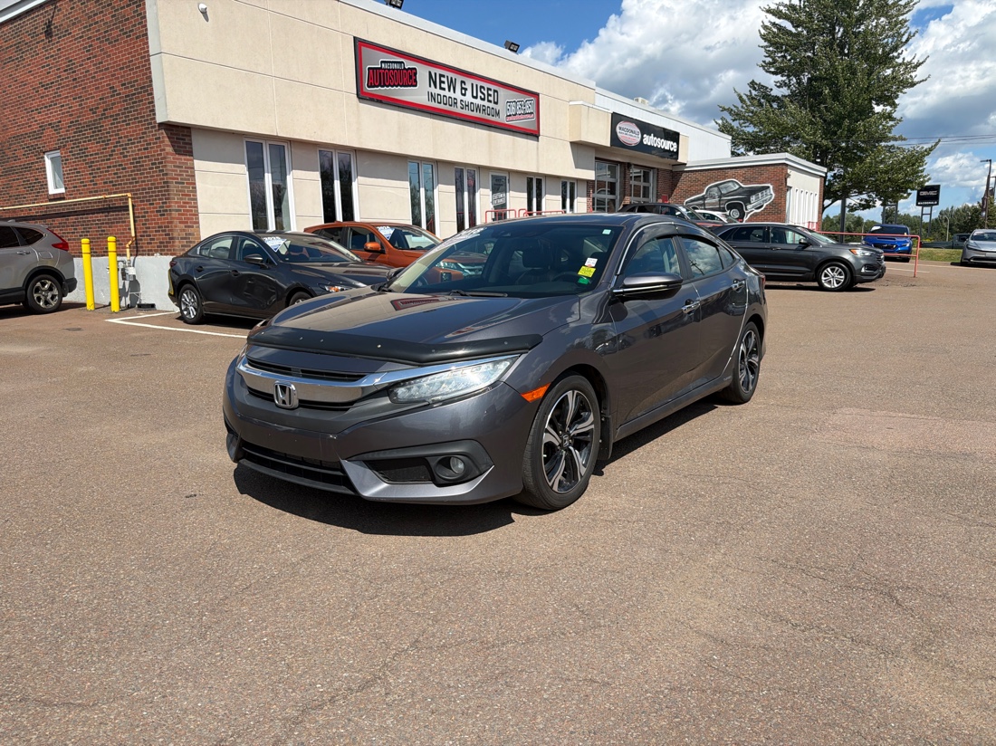 Gray (Modern Steel Metallic) 2018 Honda Civic Sedan Front-Wheel Drive Automatic