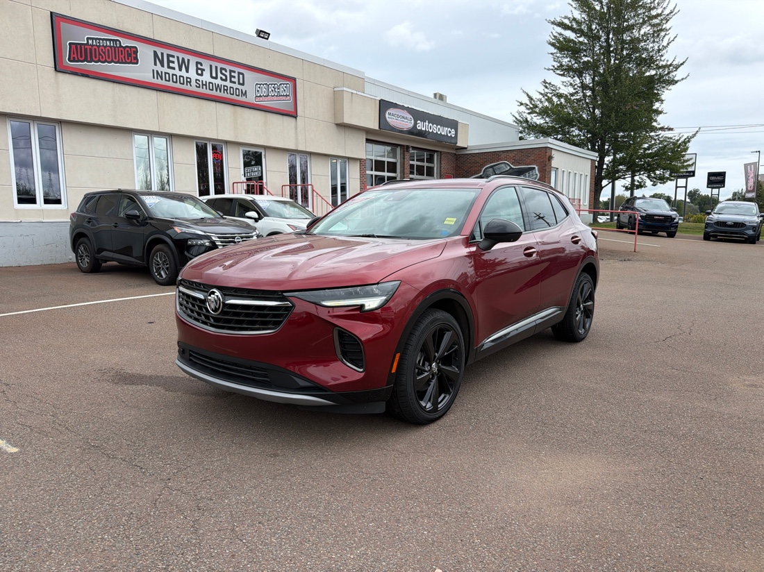 Cinnabar Metallic 2022 Buick Envision SUV / Crossover All-Wheel Drive Automatic