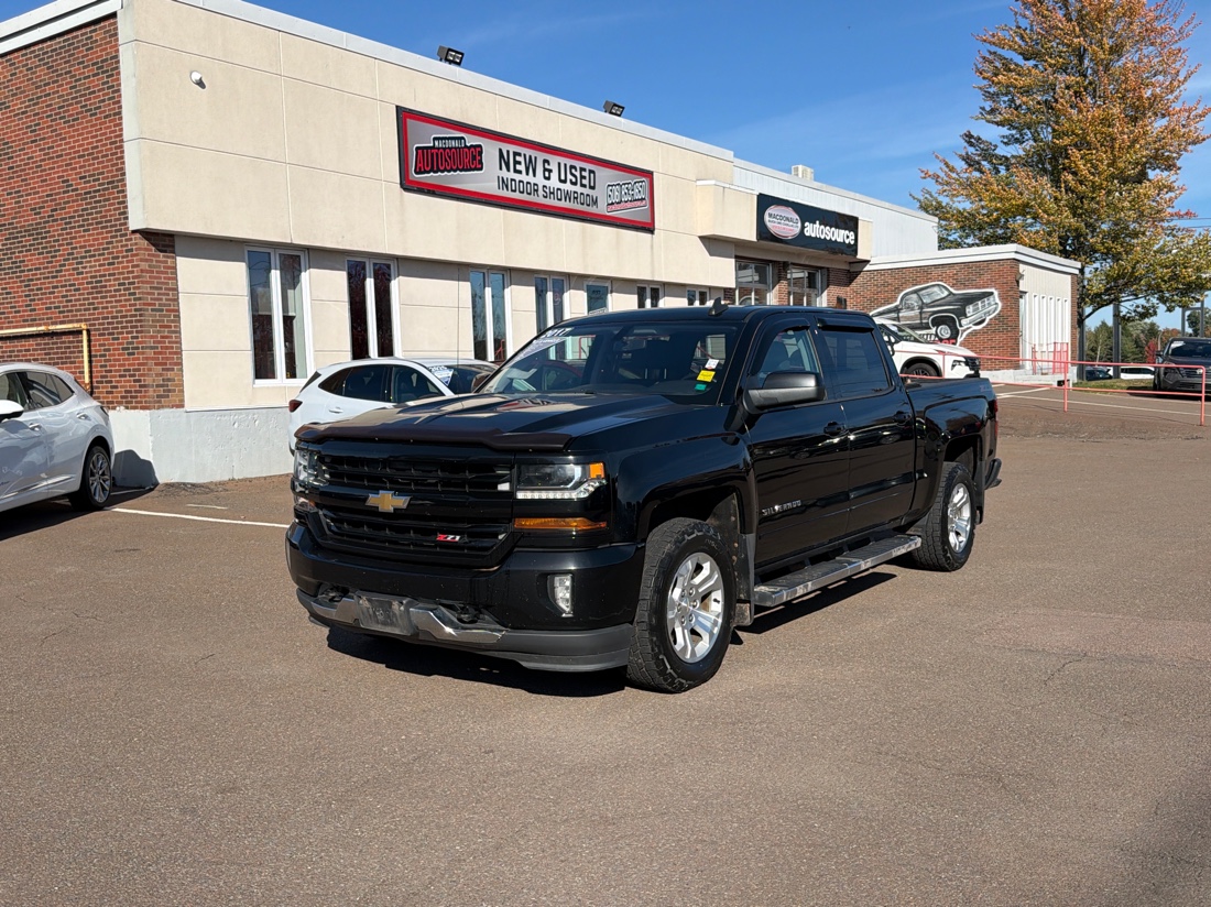 Black 2017 Chevrolet Silverado 1500 Pickup Truck Four-Wheel Drive Automatic