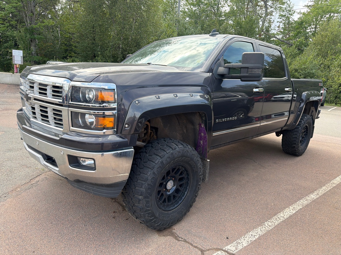 Gray (Tungsten Metallic) 2015 Chevrolet Silverado 1500 Pickup Truck Four-Wheel Drive Automatic