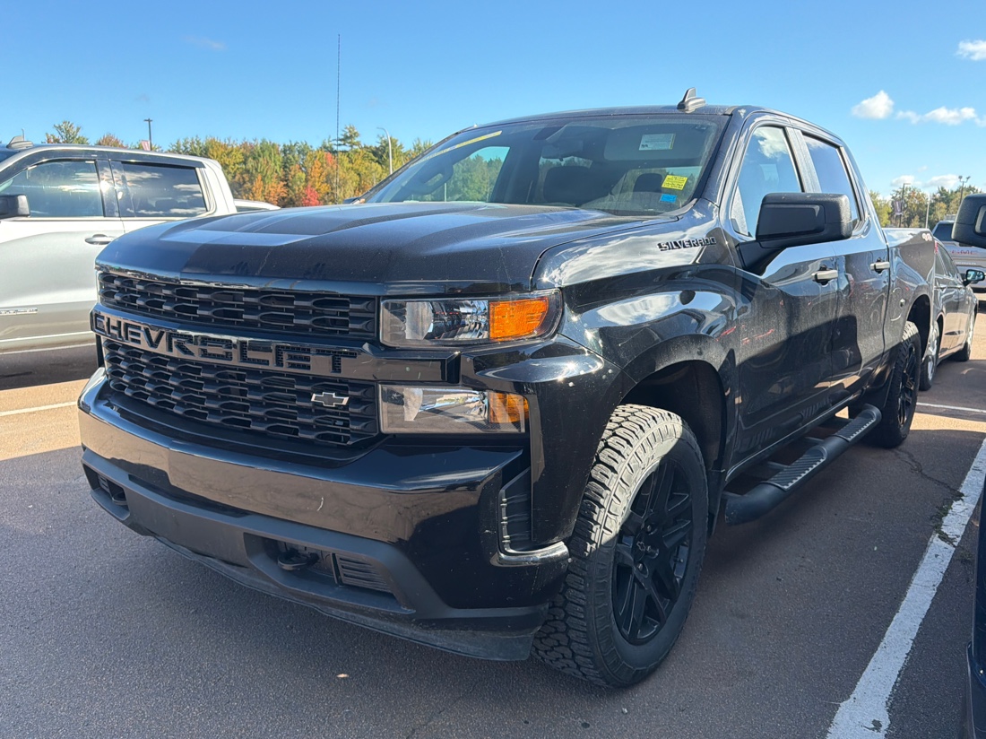 Black 2022 Chevrolet Silverado 1500 Pickup Truck Four-Wheel Drive Automatic