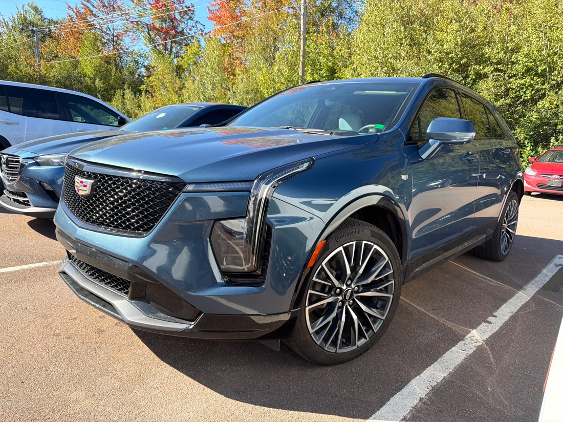 Deep Sea Metallic 2025 Cadillac XT4 SUV / Crossover Four-Wheel Drive Automatic