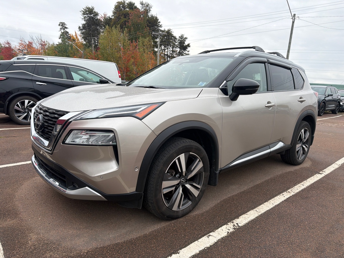 Champagne Silver 2-tone Metallic 2022 Nissan Rogue SUV / Crossover All-Wheel Drive Automatic