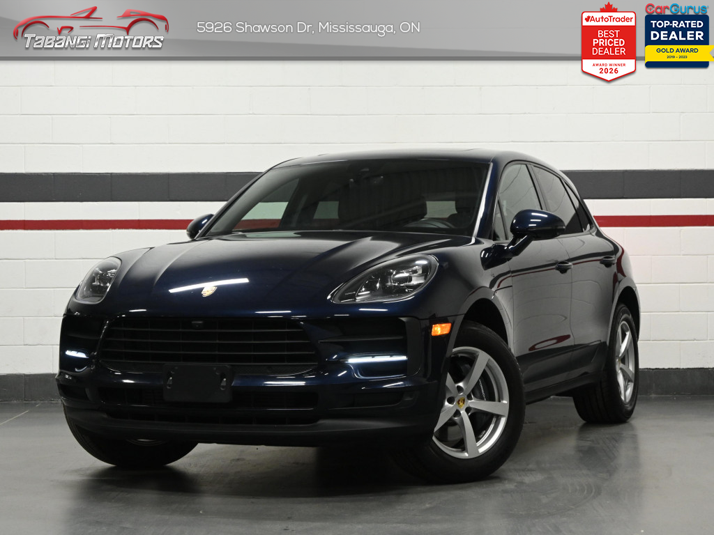 Blue 2021 Porsche Macan AWD SUV / Crossover All-Wheel Drive Automatic