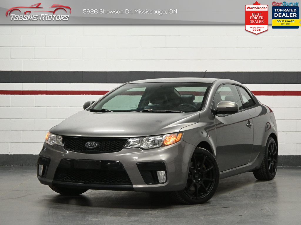Silver 2012 Kia Forte Koup SX Coupe Front-Wheel Drive Manual