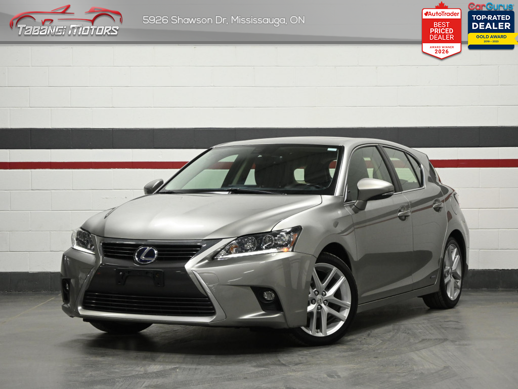 Silver 2017 Lexus CT Hybrid 200h FWD Wagon Front-Wheel Drive Automatic