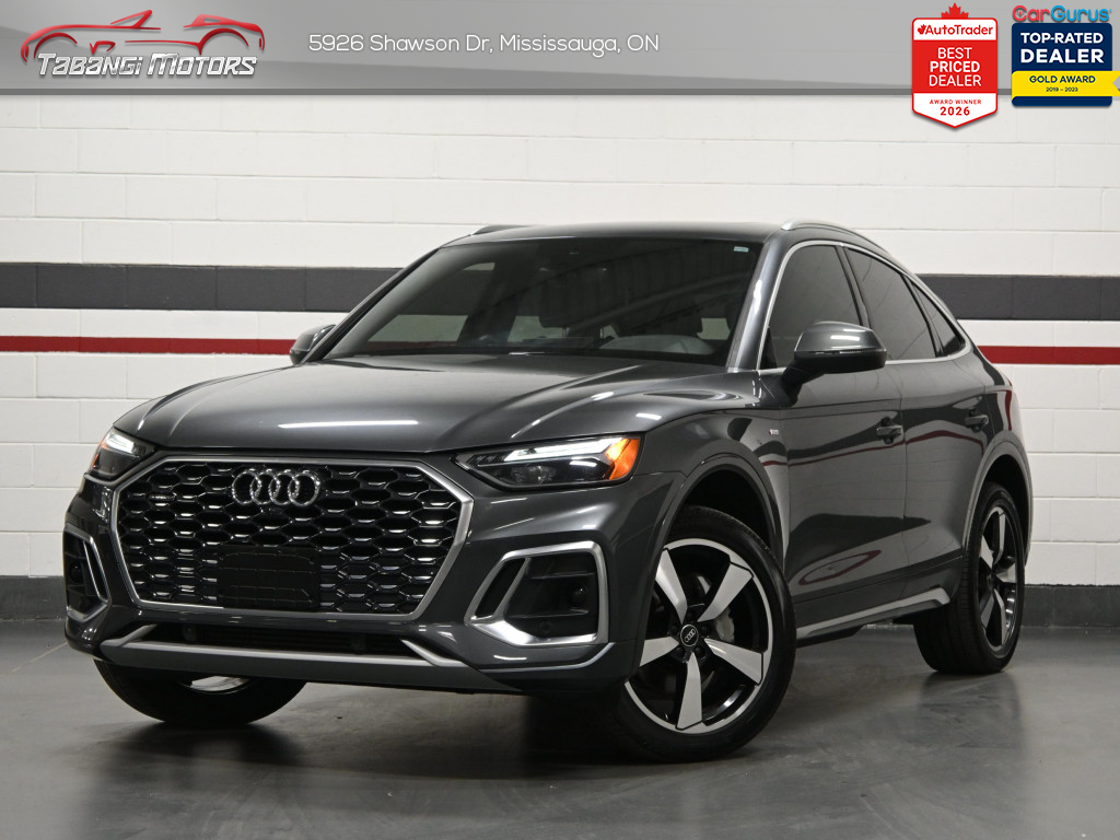 Gray 2023 Audi Q5 Sportback quattro Premium S Line 45 TFSI AWD Sedan All-Wheel Drive Automatic