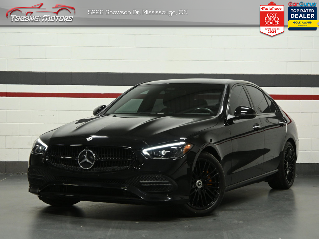 Black 2022 Mercedes-Benz C-Class C 300 Sedan 4MATIC Sedan All-Wheel Drive Automatic