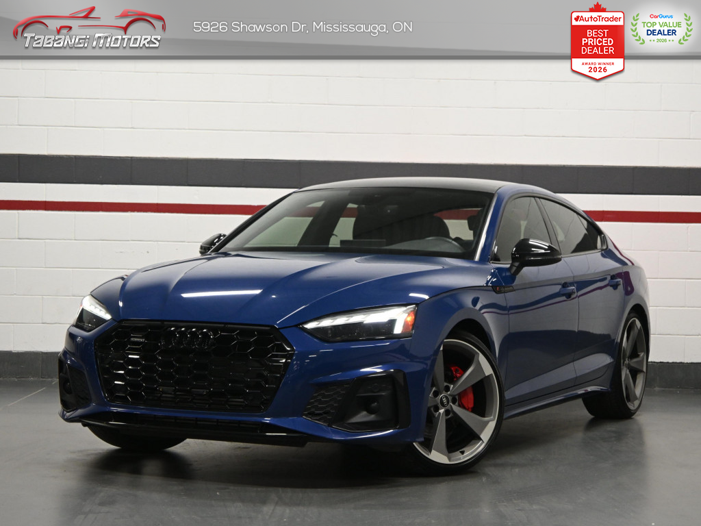 Blue 2023 Audi A5 Sportback Sedan All-Wheel Drive Automatic