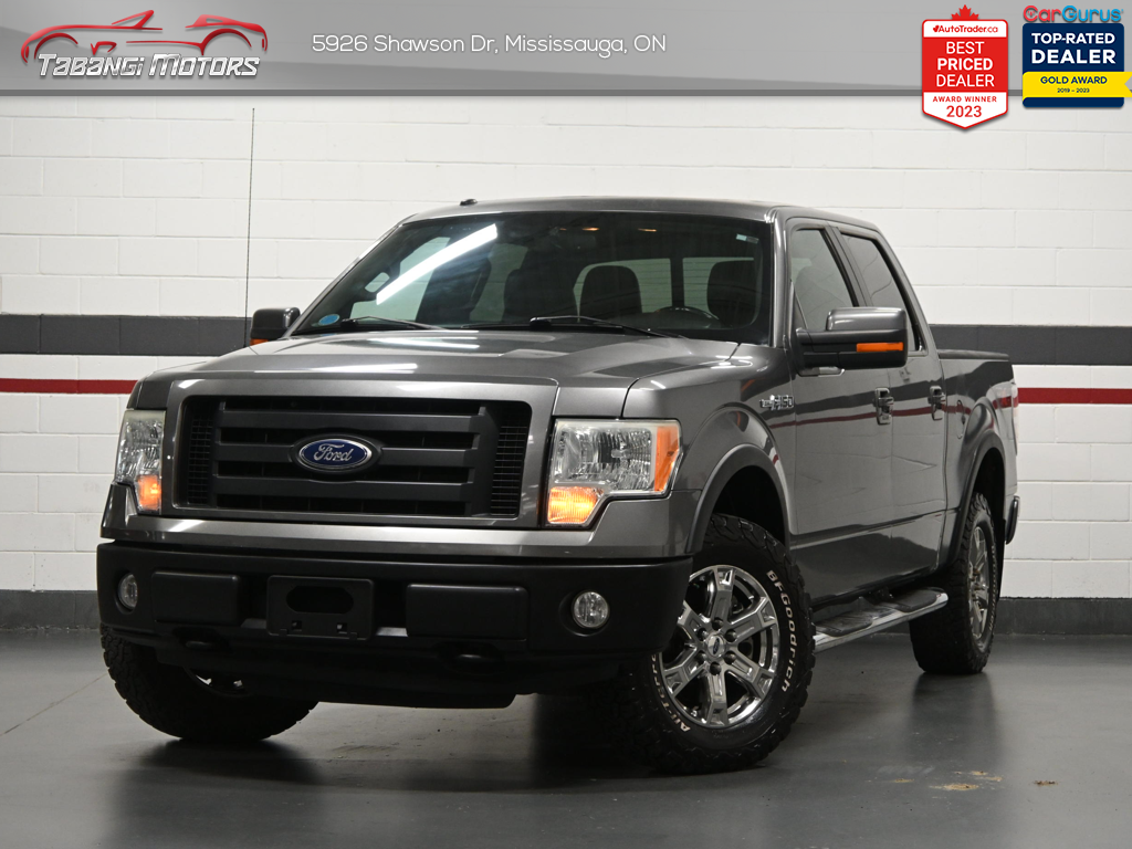 Gray 2010 Ford F-150 FX4 SuperCrew 4WD Pickup Truck Four-Wheel Drive Automatic