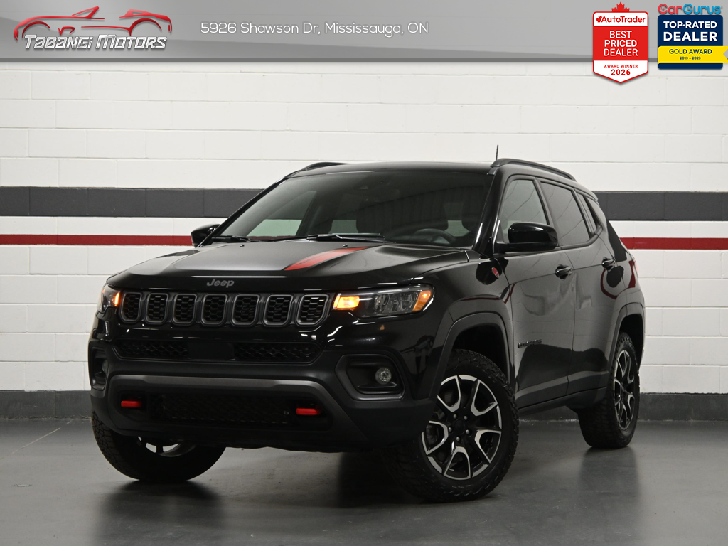 Black 2024 Jeep Compass Trailhawk 4WD SUV / Crossover Four-Wheel Drive Automatic