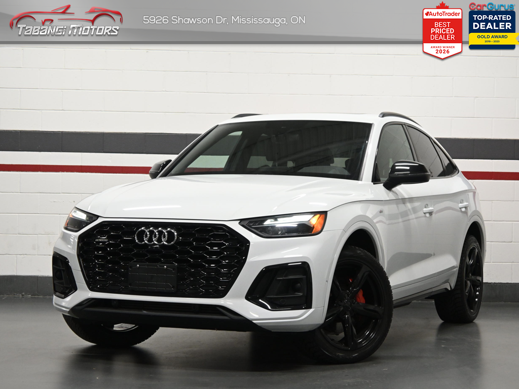 White 2022 Audi Q5 Sportback quattro Premium S Line 45 TFSI AWD Sedan All-Wheel Drive Automatic